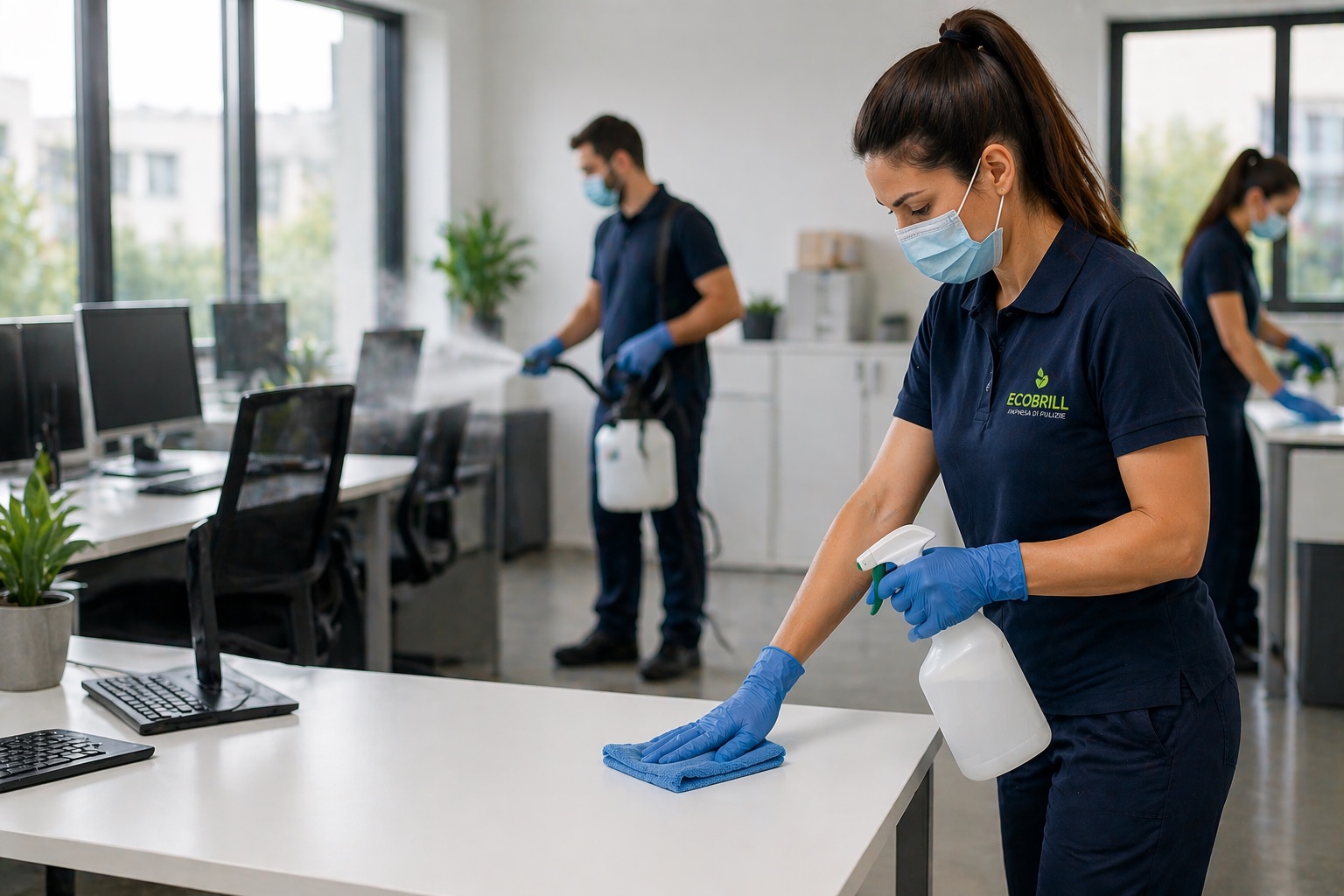 Sanificazione ambienti a Catania in ufficio con intervento professionale